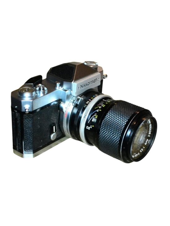 Nikkormat Other - Vintage Nikkormat N 35mm SLR Camera with Nikkor 43-86mm Zoom Lens & Case